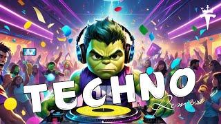 TECHNO MIX 2024  Rave Techno Remixes for Party, Gym, and Car Music