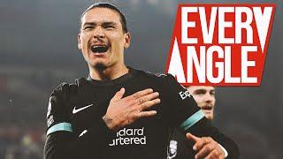 EVERY ANGLE Of Darwin Nunez Winner! | Brentford vs Liverpool