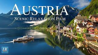 Austria 4K Scenic Relaxation Film | Vienna Drone Video | Bavarian Alps 4K Aerial Footage