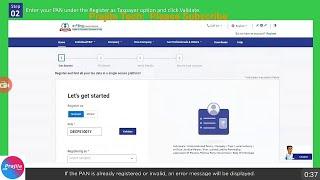 First Time Registration incometax.gov.in portal | Invalid User ID issue on incometax.gov portal 2022