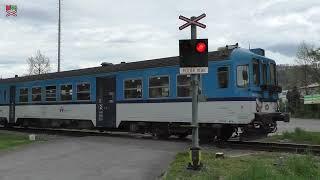 Železniční přejezd Bystřice pod Hostýnem #1 [P7272] - 6.4.2024 / Czech railroad crossing