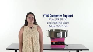 How to Clean your VIVO Cotton Candy Machine | CANDY-V001