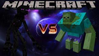 MUTANT ENDERMAN VS MUTANT ZOMBIE - MINECRAFT 1.12.2 (MOB BATTLE)