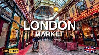 This is London's Oldest Market, Leadenhall Market Walking Tour [4K HDR]