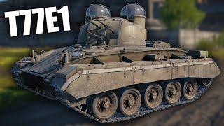 БЫСТРЫЙ ОБЗОР НОВОЙ ЗЕНИТКИ T77E1 #warthunder #танки #вартандер