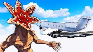 Crashing Planes Into a DEMOGORGON - Teardown Mods Gameplay