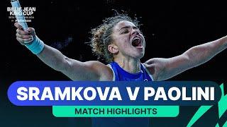 Rebecca Sramkova v Jasmine Paolini | Slovakia v Italy | 2024 Billie Jean King Cup Final Highlights