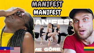 REACTION TO manifest - Manifest (Ritme Göre Dans) | FIRST TIME WATCHING