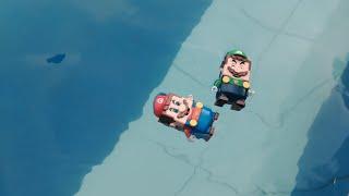 MARIO AND LUIGI GO TO PRINCESS PEACH POOL PARTY | SATISFYING VIDEO