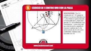 Basket Coach: Esercizio n. 6 - 1 contro 1 con palla