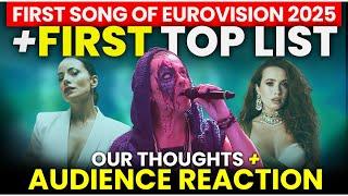 First Song of Eurovision 2025 - "Clickbait" by Neonoen - First TOP List - Audience Reaction