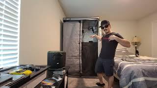 4x4 grow tent vs 2x2 grow tent size side by side comparison