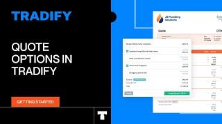 Quote Options in Tradify
