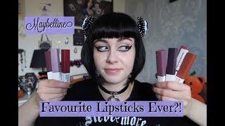 FAVOURITE LIPSTICKS EVER!? - MAYBELLINE SUPER STAY MATTE INK LIPSTICKS