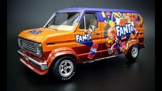 1977 Ford Custom Van 1/25 Scale Model Kit Build How To Assemble Paint Masking Apply Waterslide Decal