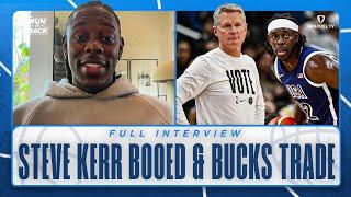 Jrue Holiday on Celtics Fans Booing Steve Kerr, Getting Traded by Bucks