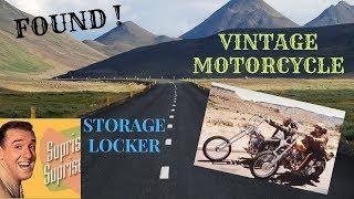 Amazing Storage locker find vintage motorcycle 2019 Antique Quest