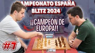 Me ENFRENTO al GM JAIME SANTOS (Campeón de Europa) 🫣 | Campeonato de España Blitz 2024 #7