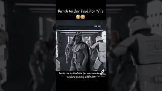 Darth Vador Foul For This  #starwars #gaming #gouldsgamingandtech #shorts #youtubeshorts