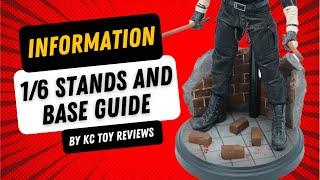 One Sixth Scale - Stand, Base, and Diorama Information Guide with links on where to purchase