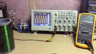 Finding the resonant frequency of a coil