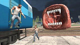 TRAIN EATER MONSTER IN INDIAN BIKE DRIVING 3D