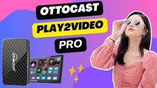 Ottocast Play2Video Pro Wireless CarPlay and Android Auto All-in-one Adapter