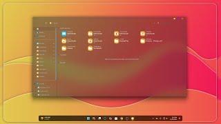 Android Style Theme For Windows 11 | Windroid Theme | Windows 11 Glass Theme