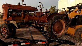 I bought an International Farmall B at the local auction for parts.