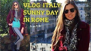 VLOG: ИТАЛИЯ.СОЛНЕЧНЫЙ РИМ  ПРОГУЛКА ПО РИМУ.| ITALY. SUNNY ROME  WALK IN ROME