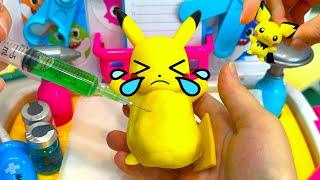 [Toy ASMR] 8 Minutes Satisfying with Unboxing Pikachu Doctor toys & Pokémon ASMR | Review Toys