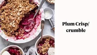 Plum Crumble