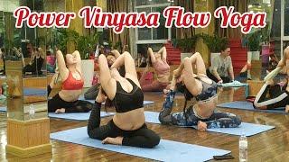 55 minutes best power vinyasa flow yoga class 2020 || Power yoga || lose body weight || Yoga Souvik