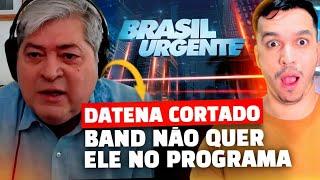 Datena será cortado na Band do programa Brasil Urgente; emissora quer mudanças e teme rejeição