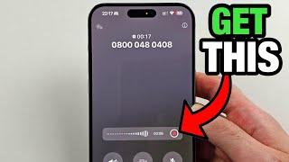 How To Record Calls on iPhone iOS 18 (Use Call Recording)