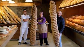 HUGE BREADS! Unseen Turkish Breads! Best Turkish Street Foods