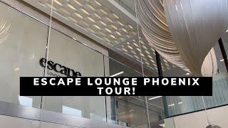 Escape Lounge Phoenix Tour | Great Option With Your Amex Platinum Card