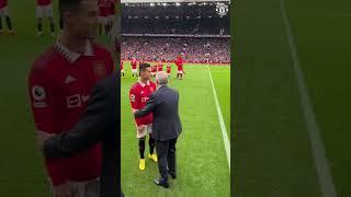 Sir Alex Reunited With Ronaldo And De Gea ️