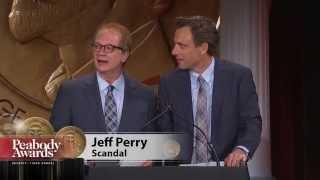 Tony Goldwyn, Jeff Perry - Scandal - 2013 Peabody Award Acceptance Speech