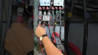 Star Delta Connection Checking #motor #electrical #electric