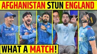 AFG VS ENG: AFGHANISTAN STUN ENGLAND WHAT A MATCH!