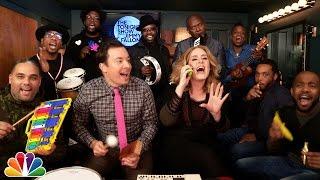 Jimmy Fallon, Adele & The Roots Sing "Hello" (w/Classroom Instruments)