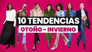 10 TENDENCIAS DE MODA OTOÑO INVIERNO 2024-2025