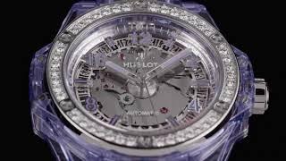 【2018 SIHH】HUBLOT  Big Bang One Click Sapphire Diamonds