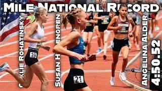  National Record | Angelina Alder (6th Grade) | 4:50 | Nike Outdoor Nationals