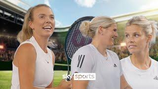 Lionesses' Daly & Bright take on British #1 Katie Boulter in forfeits challenge! | Legend in a Lexus