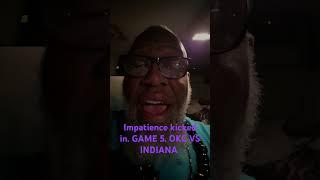 GAME 5 NBA FINALS.  INDIANA disappointed me. #indiana #nbafinals #nba #okc