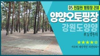 조콤 친절한 캠핑장 리뷰 [양양오토캠핑장]