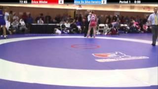 WM 72 KG - Erica Wiebe (Canada Dinos) vs Aline Da Silva Ferrei (Brazil)