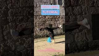 Step-by-Step Front Aerial Tutorial ‍️ #acrobatics #easy #tutorial